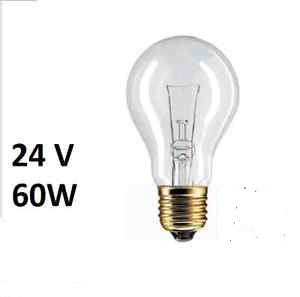 Lampada Incandescenza E27 24V 60w